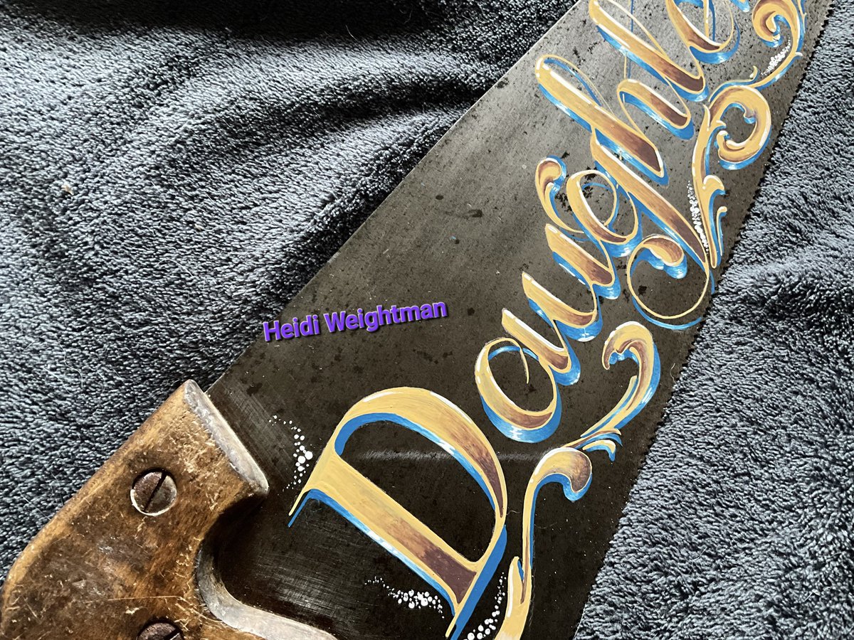 ArtyPigasso's tweet image. Still here.. Still signwriting #signwriting #signwriter #lettering #memories #art #saws