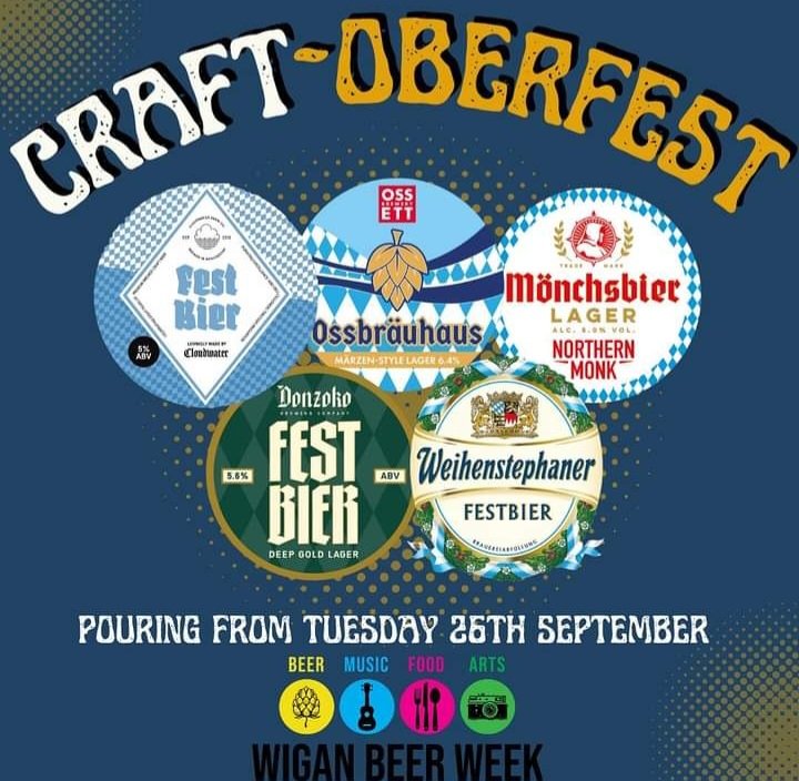 Pouring from 26th September for #wiganbeerweek2023 Thanks <a href="/RealCraftyWigan/">Real Crafty Wigan</a>. And, absolutely no doubt, many great beers and real ciders before then too. Don't miss out 🍻