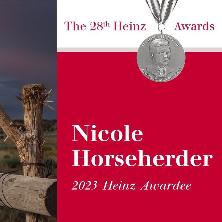 We're proud to recognize Bow Seat Climate Hero Nicole Horseherder for winning the #HeinzAward for the Environment!  #ClimateAction 

heinzawards.org/pages/nicole-h…