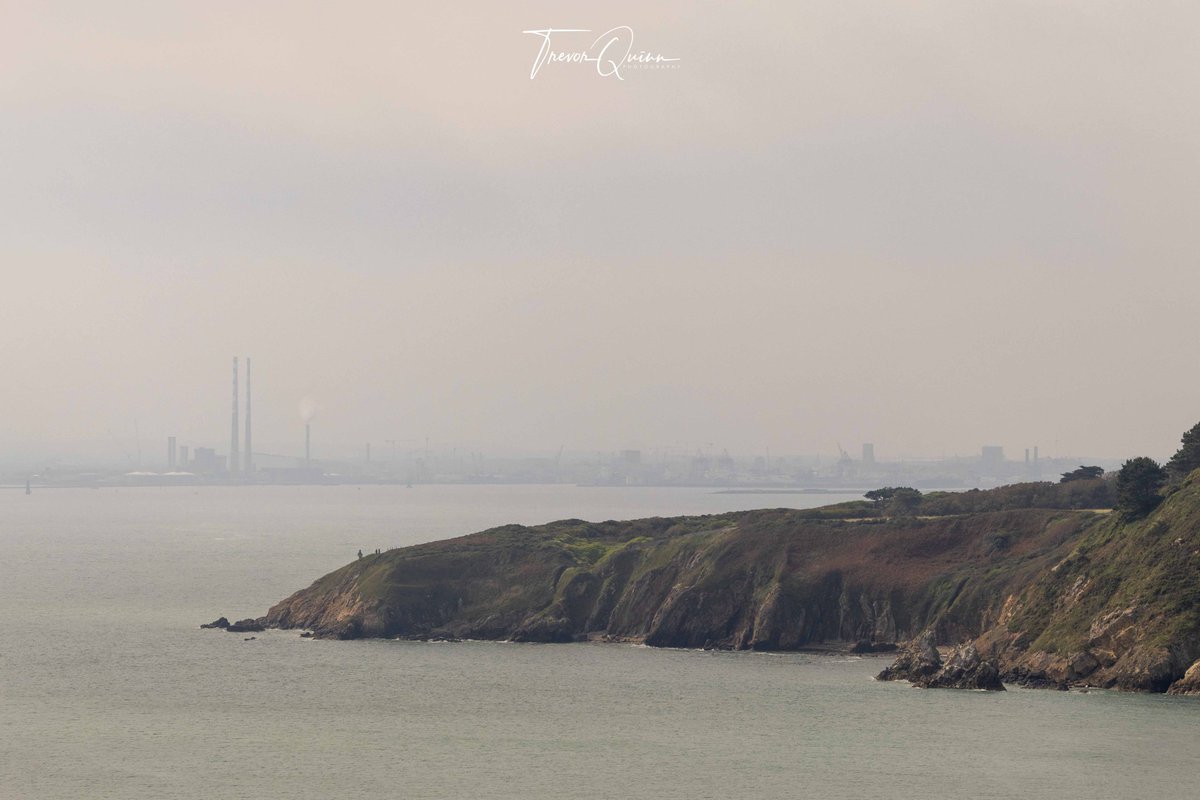 Looking from Howth on a hazy Sep afternoon
#poolbegchimneys #howth #dublin