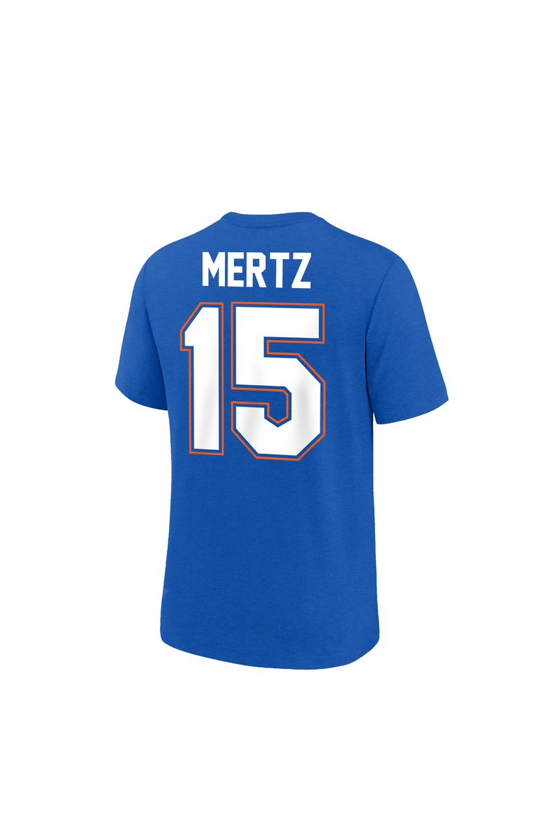 AlmaMater_FL's tweet photo. New NIL Mertz Merch! Celebrate the win over the Vols and support QB1 with this pump fake tee! https://t.co/QZToxQxi4Y https://t.co/nxOLOej5CO