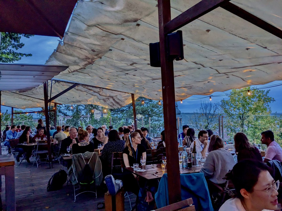 ACM_IVA's tweet photo. Let’s enjoy our #IVA23 conference dinner with a stunning view over #Würzburg🍷 https://t.co/tc3YLSp0Jp