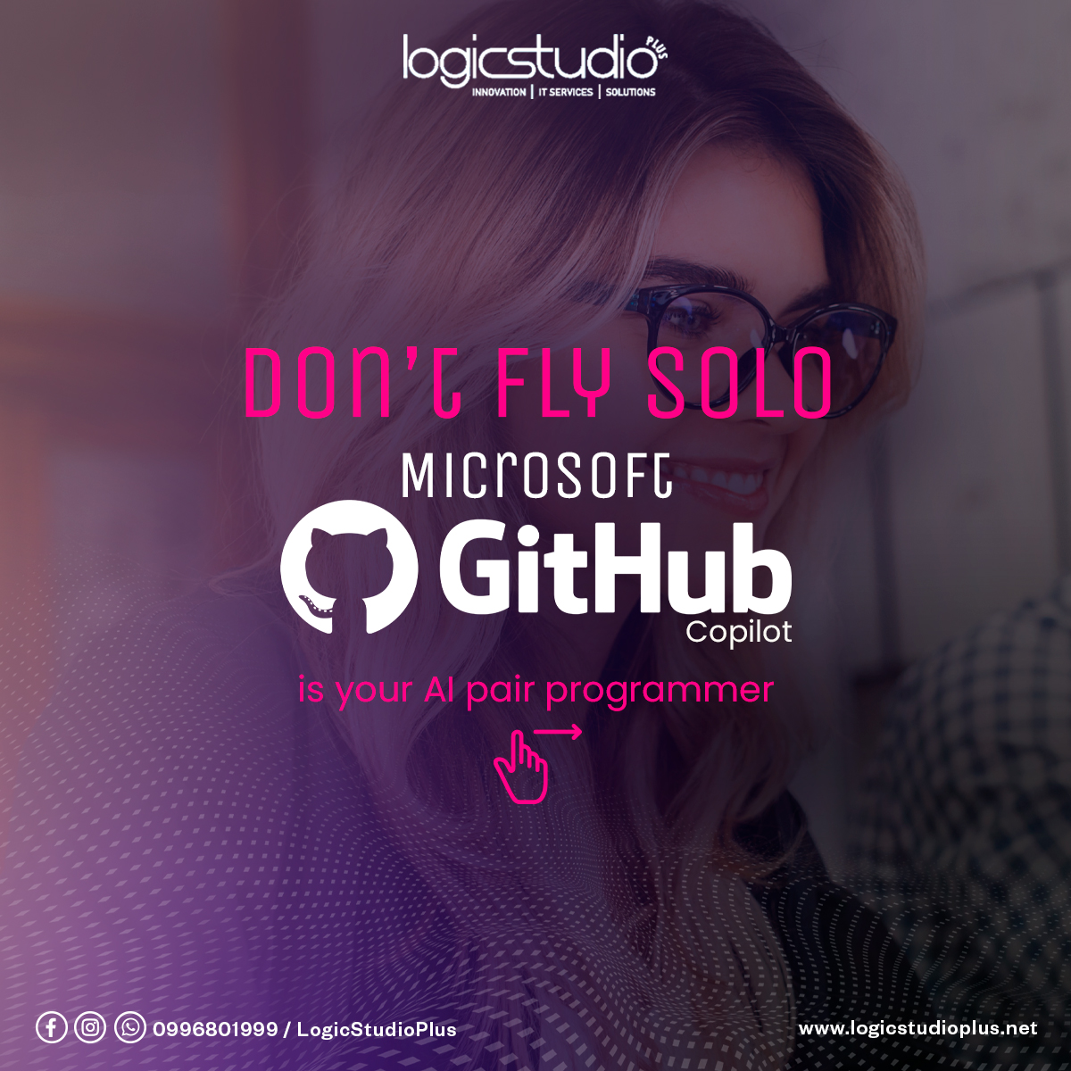 LogicStudioPlus's tweet image. Learn more about the ways GitHub Copilot can help you improve speed to market, benefit from better code, and have the tools you need both for your developers
Contact us to discover how AI can drive your growth
#LogicStudioPlus #plataforma #paginas #ecuador #futuro #azure