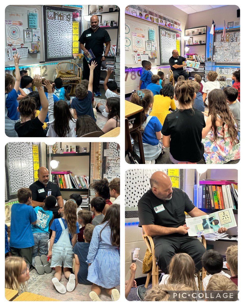 Thank you Dr. Olivarez for taking time to read to our class today! The kids loved their first mystery reader! 💕📚<a href="/HumbleISD_HHE/">Hidden Hollow Elementary</a> <a href="/HumbleISD/">Humble ISD</a>