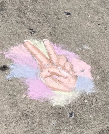 Westglades celebrates Peace Week 2023 with a Human Peace Sign & Chalk For Peace! #peaceweek2023 #humanpeacesign #chalk4peace