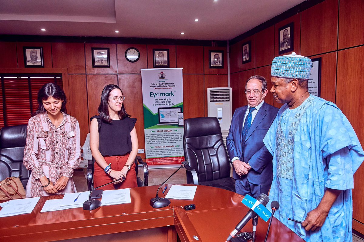 atikuabagudu's tweet photo. Earlier today, I hosted a courtesy visit from the distinguished Ambassador of Spain, Juan Ignacio Sell. This visit laid the foundation for a meaningful dialogue and collaboration between our nations.
#NigeriaSpainRelations
#InvestmentOpportunities
#CollaborationForProgress
#RenewedHope2023