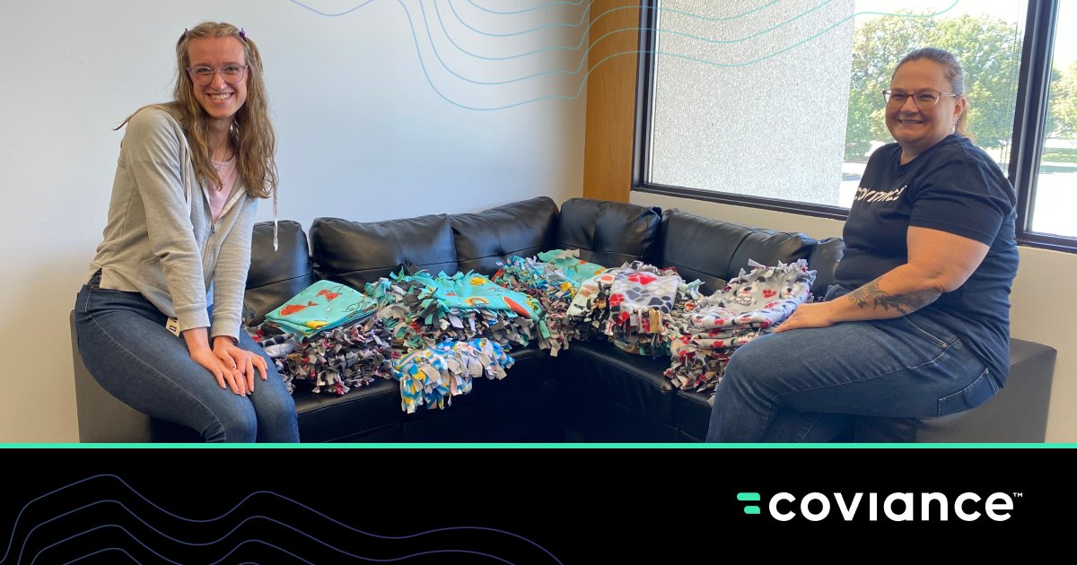 At Coviance, we believe in making a difference not only in the lives of humans but also in the lives of our four-legged companions. We're thrilled to be #Donating handmade blankets to @AnimalLifeline1 - giving back to the furry members of our #Community!