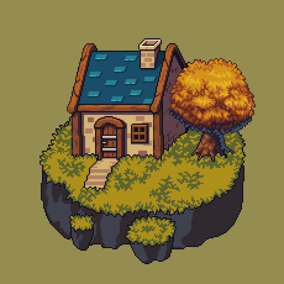 SangrealPixel's tweet image. The house in oblique perspective.
#pixelart #oblique #pixel_dailies #pixelartist #aseprite
@Pixel_Dailies