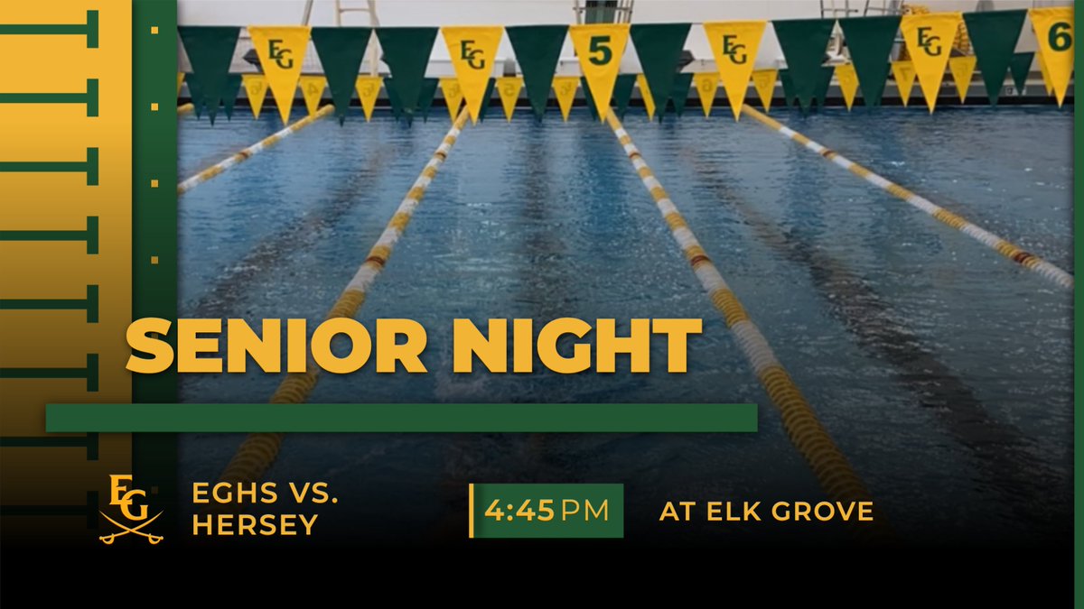 Senior Night is today! Come watch us swim vs Hersey and celebrate the class of 2024!