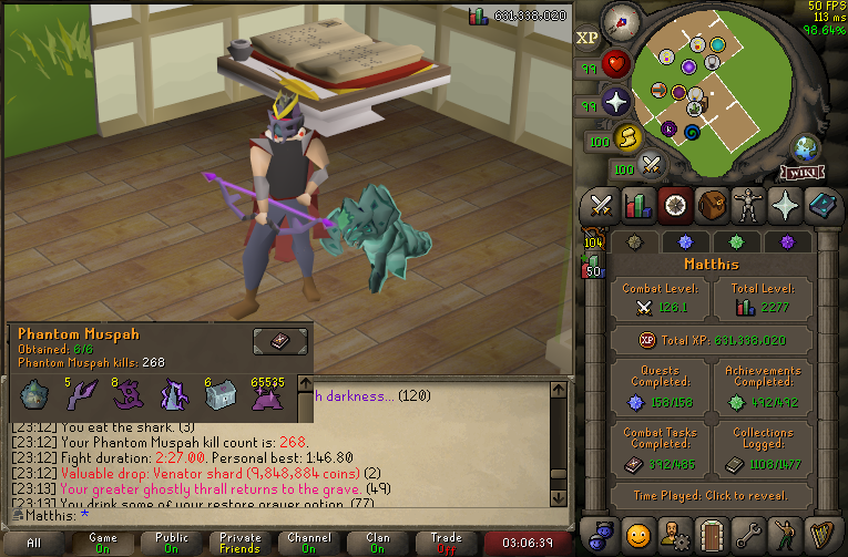 MatthisGG's tweet image. VENATOR BOW DONE AT 268 KC 🏹🥄

+ green log Muspah 📗