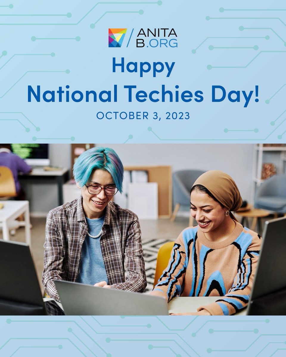 Happy National Techies Day to all our women and non-binary technologists! We hope you left Grace Hopper Celebration inspired, motivated and connected to your fellow techies. If you weren't able to join us this year, don't miss out on GHC 24 in PHILADELPHIA!🎉 #natltechiesday