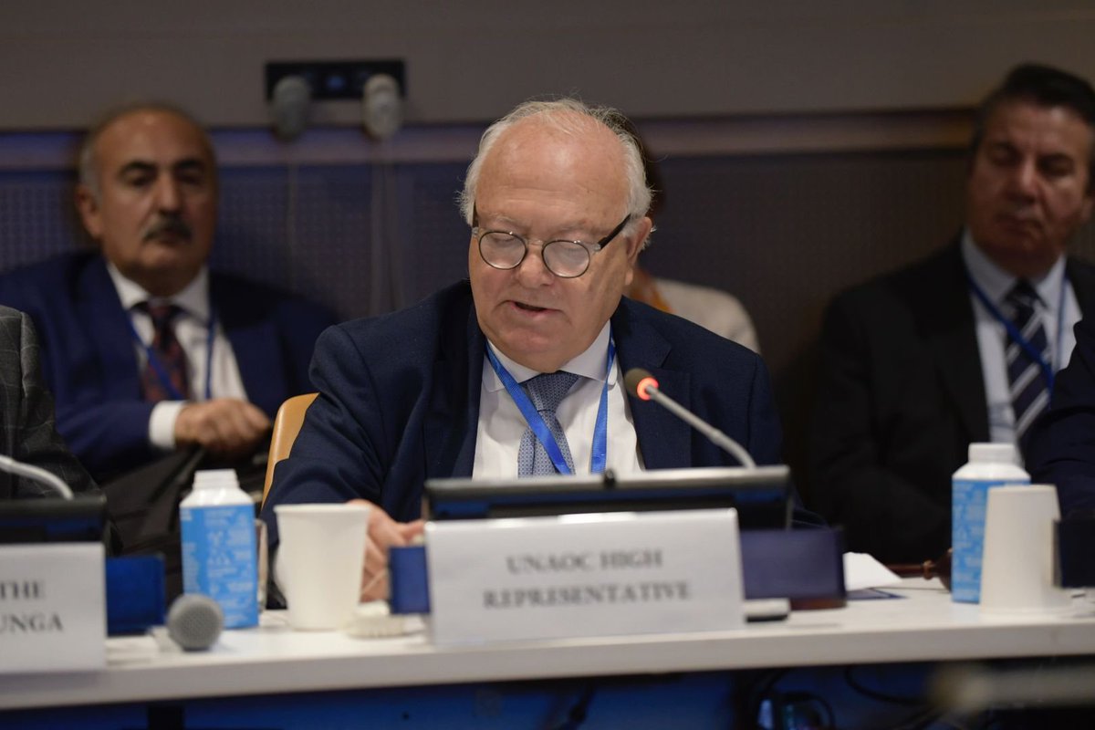 UNAOC's tweet image. “Multipolarity requires strong global governance &amp;amp; effective #multilateral institutions... it is equally imperative to restore &amp;amp; revive universal #humanistic #values that are embedded in the @UN Charter.” –Mr. @MiguelMoratinos at #UNACGoF2023 

📺 Live 👉 unaoc.org/gof2023