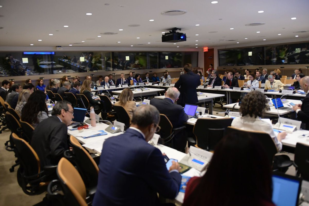 UNAOC's tweet image. “Multipolarity requires strong global governance &amp;amp; effective #multilateral institutions... it is equally imperative to restore &amp;amp; revive universal #humanistic #values that are embedded in the @UN Charter.” –Mr. @MiguelMoratinos at #UNACGoF2023 

📺 Live 👉 unaoc.org/gof2023