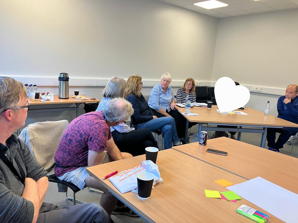 JemmaZata's tweet photo. The first of our workshops talking to patients, carers, and relatives about mental health before, during and after hospital 💙 @jen_Little1 https://t.co/6BfG8qY8Vl