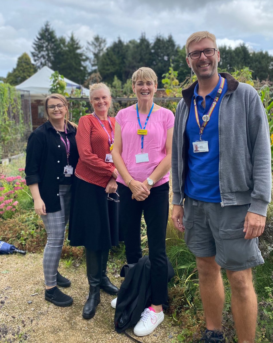 Thank you to Elaine Clancy Chief Nurse SWL ICB for your visit to Bethlem today. @MaudsleyNHS @aathiracheeroth @LucyP2020 @HelenKelsall3 @Onye_SLaM @LaurenDearden19