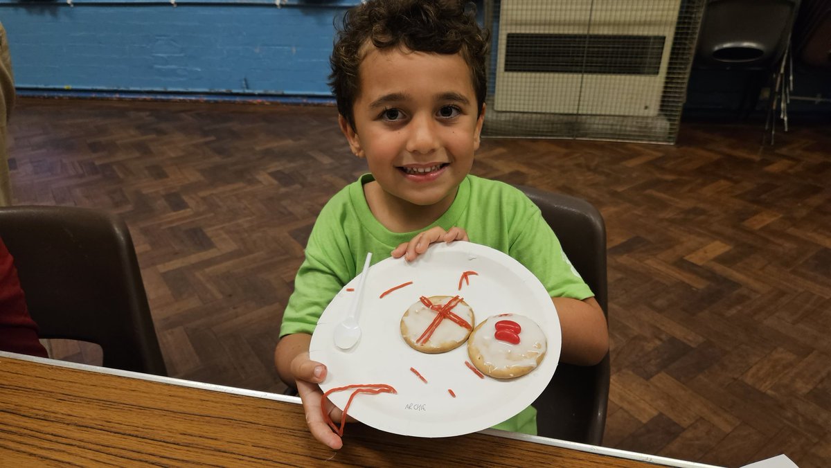 Back on Monday our under 11s got into a Rugby World Cup theme 🏉 They learnt a bit about the tournament, got creative by designing rugby kits and decorating flag biscuits, and of course played some games! #BoysBrigade #BBAdventure