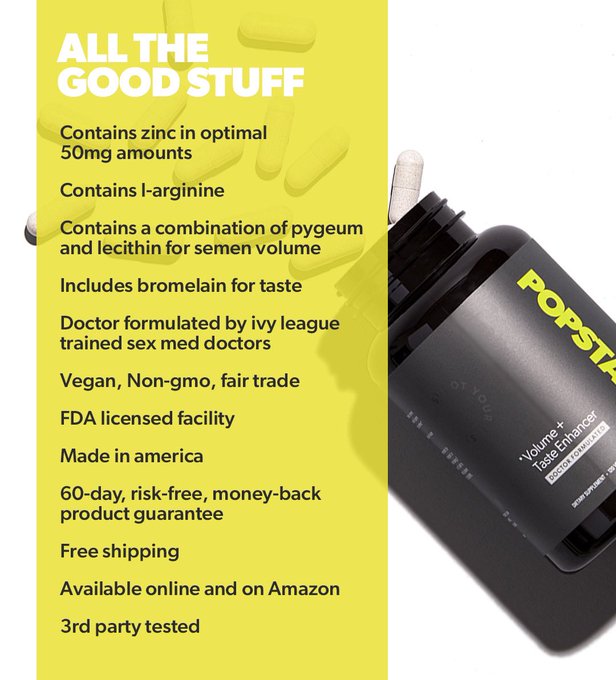Let me let you in on a little industry secret!🤫 The secret to big loads💦and great taste!🍍 Check out @PopstarLabs<a href="/tag/ad"class="tags"><span>#ad</span></a><a href="/tag/popstar"class="tags"><span>#popstar</span></a>