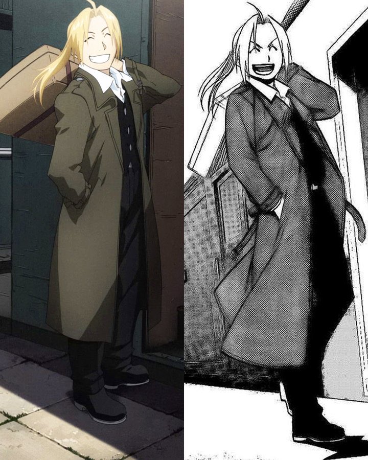 Fullmetal Alchemist 🦾 on X: Manga vs Anime