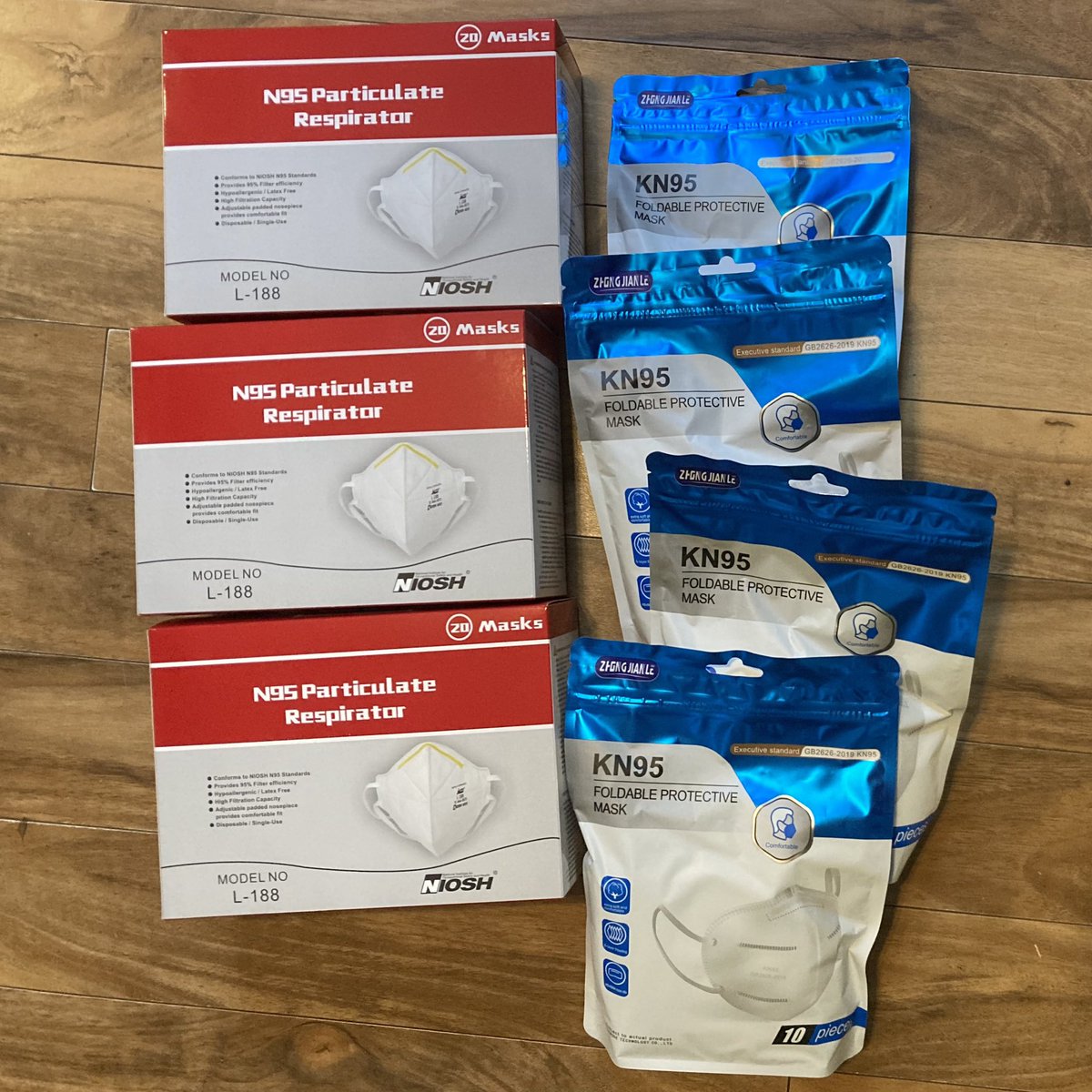 Huge shout out of gratitude to @EyelevelGaller1 & @PoP_NovaScotia for this haul of N95 masks! Taking to Northwood Hfx for mom & her friends as mandatory masking is back, as is COVID. Saving a few for me with #LongCovid 😷 #n95 #maskup #halifax