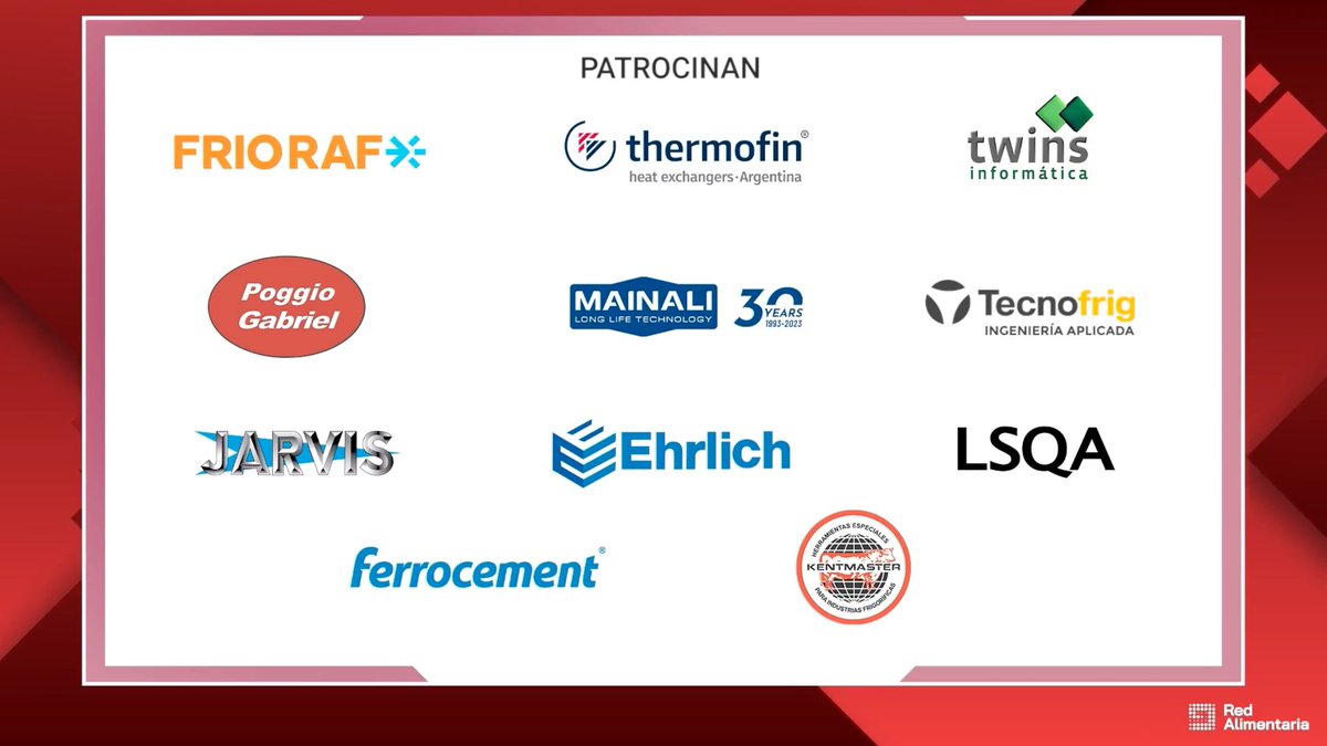 Redalimentaria's tweet photo. 🥩🐂✨Desde Red Alimentaria agradecemos a todos los disertantes, auspiciantes, patrocinadores y asistentes por hacer realidad la Octava Jornada de Ciencia y Tecnología Aplicada en Carne Bovina.
#redalimentaria #jornadacarnica #jornada #carne #industriacarnica #industria https://t.co/wfC1opbupI