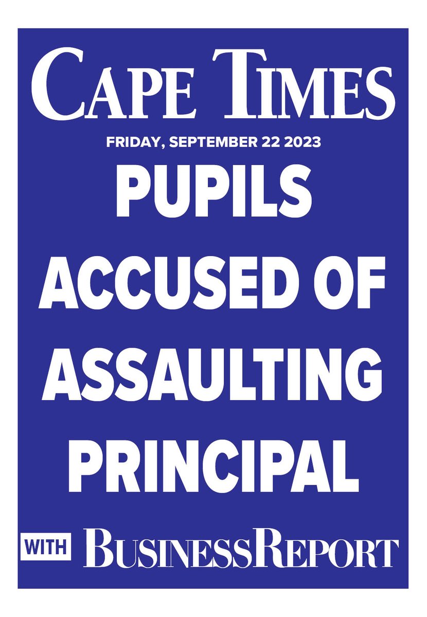 CapeTimesSA's tweet image. Here is a quick look at some of the top stories in Friday's Cape Times: