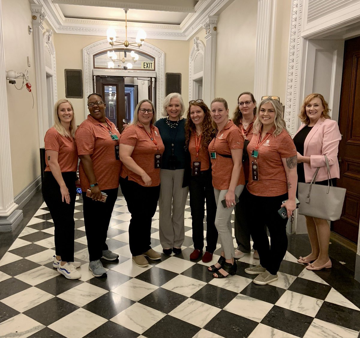 NoreenHec's tweet photo. It’s not often you get to meet one of your heroes. Today, I got to meet eight of mine — #womenwarriors with the @wwp @WhiteHouse We’re working every day to deliver a better government to our #veterans through policy, technology, and design. They deserve nothing less. 🇺🇸 https://t.co/2lsMYvlNjA