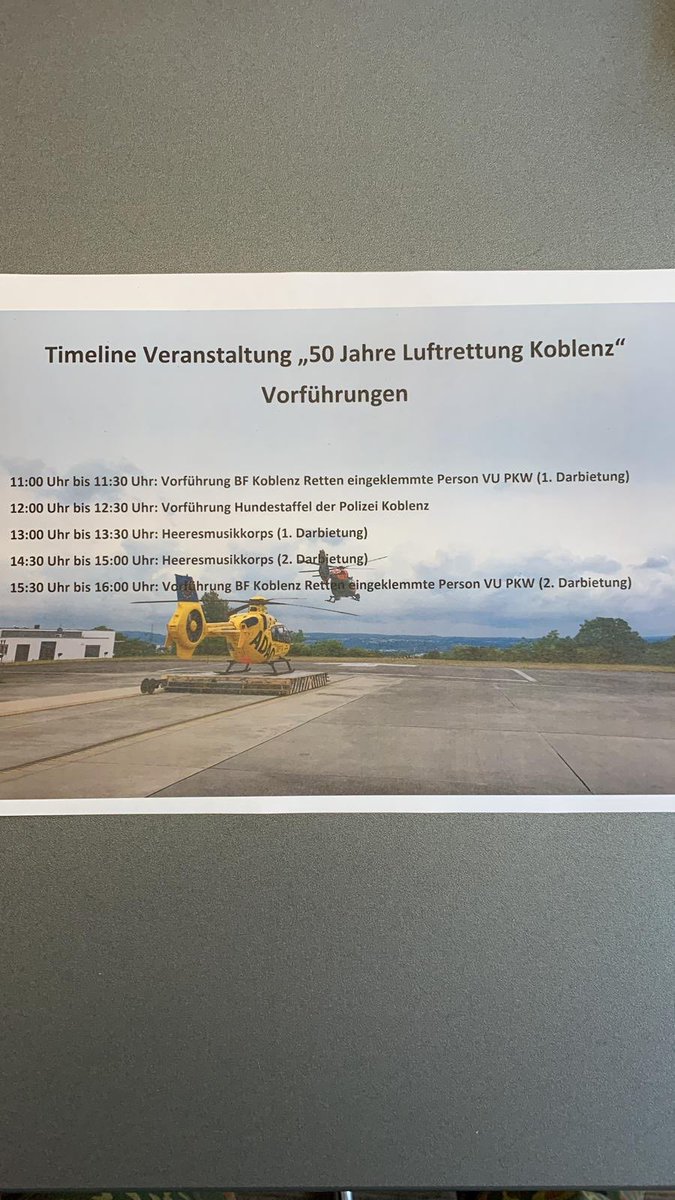 Vorgeschmack für Samstag! Wir freuen uns über alle, die Zeit finden uns auf dem Gelände der WTD an der Mosel zu besuchen 👍👍