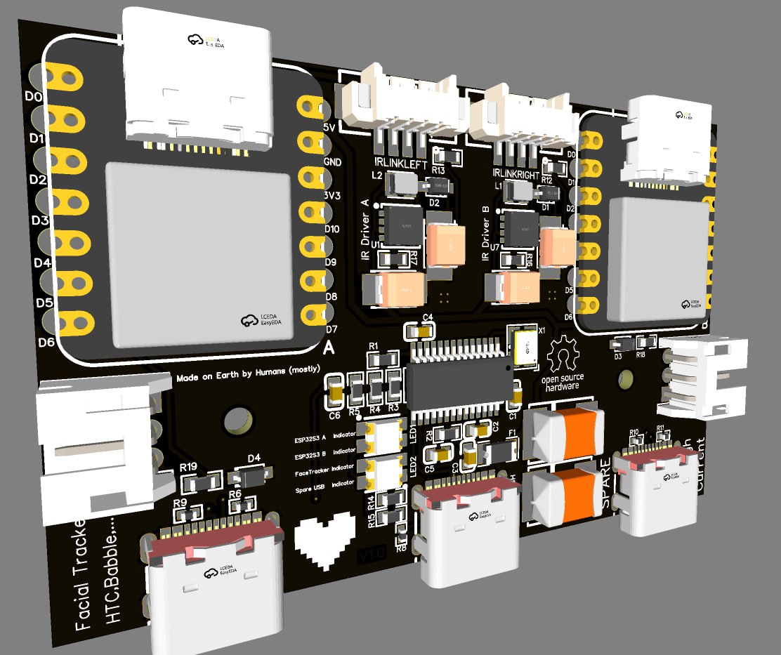 Mutecyberwolf's tweet image. So i got some work done on my Universal #EyetrackVR Module. Will double and triple check everything tomorrow and then send them out to get the Prototypes produced. 
Size of the entire Module 62*40mm. 
#Opensource
#Eyetracking 
#ValveIndex