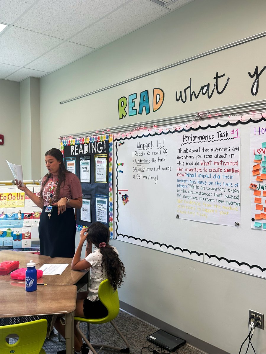 MsUhland's tweet photo. I was lucky enough to end my day with @ms_audreyadams room as Ss began their performance task. ✏️📚 https://t.co/dCnupcmziz