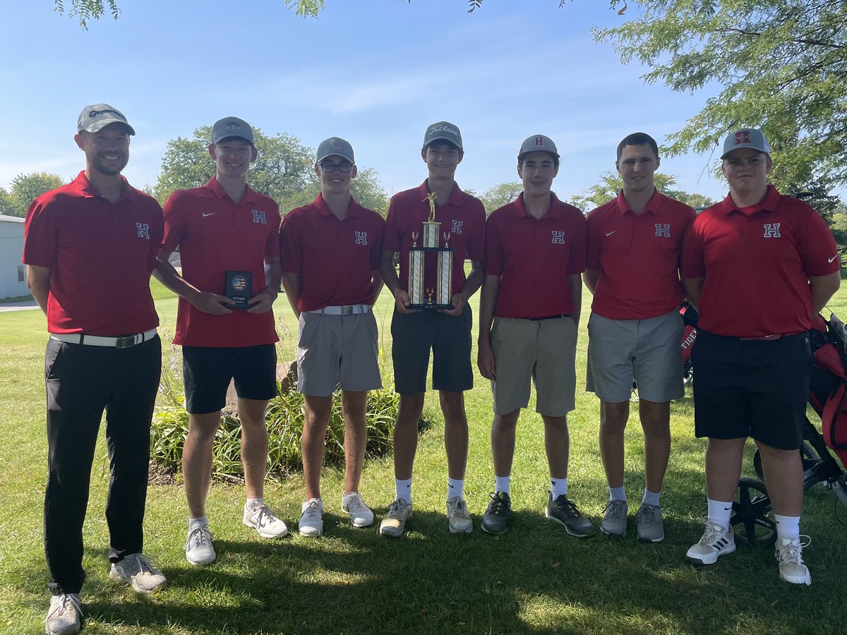 SBC Bay Boys Golf Tournament at Mills Creek GC in Sandusky 

The Huron Tigers are back-to-back SBC Bay Tournament wins with a season low 323. 

Tigers were led by individual medalist Charlie Hardy’s 76, TJ Murray 78, Jack Murray 83, and Grant Humphrey 86.