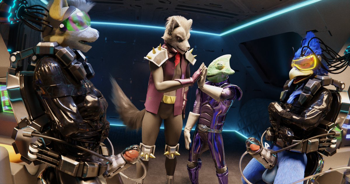 “Two down…”

Hey yeah, now almost whole team together.

#starfox #foxmccloud #falcolombardi #wolfodonnell #leonpowalski #bondage #milking #latex #nsfw #brainwashing