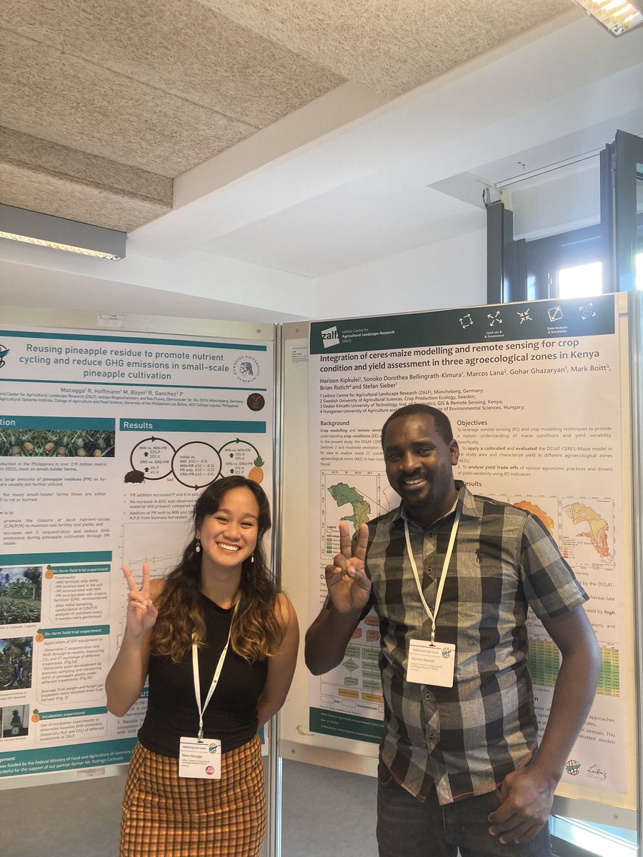 rePRISING_'s tweet photo. Nice to see other PhD students from @zalf_leibniz presenting and supporting the #Tropentag2023 conference as well! Great poster too @HarisonKipkulei ✌🏼 #MonksHillLab https://t.co/JVroDSszEb