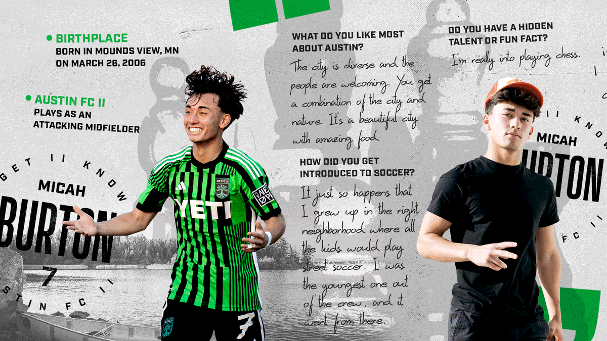 Fresh off of international duty with the @USYNT U-17 team, Austin Get II Know our No.7️⃣, Micah Burton!