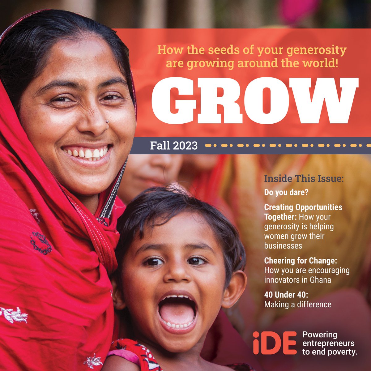 Click the link in our bio to read how the seeds of your generosity are growing around the world!