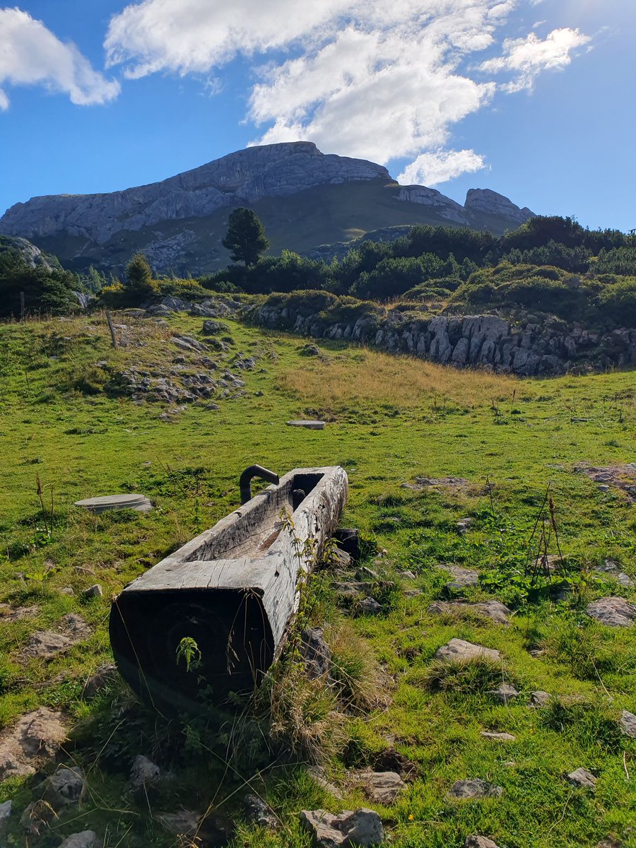 🇦🇹 Stumbled upon this alpine dairy at 1850 meters in the Austrian alps. The cattle have headed down to the valley bottom for the winter now.