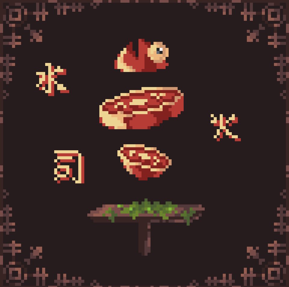 Swordtember Day 21: Mermaid 🧜‍♀️🐟

#Swordtember2023 #swordtember #art #pixelartist #aseprite #pixelartwork