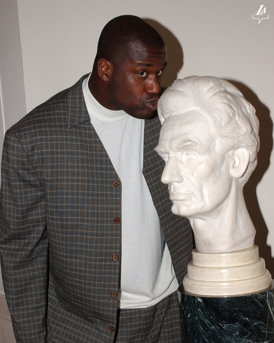 Lakers's tweet image. A collection of random Shaq photos. You're welcome.
