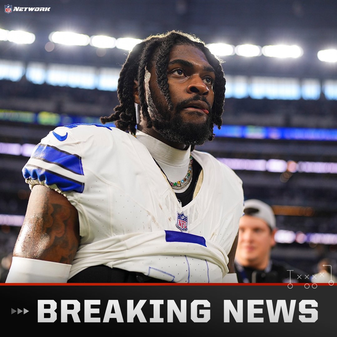 TomPelissero's tweet photo. The #Cowboys fear that Pro Bowl CB Trevon Diggs suffered a torn ACL in practice today, sources tell me and @RapSheet. https://t.co/ZbZvotcQTy