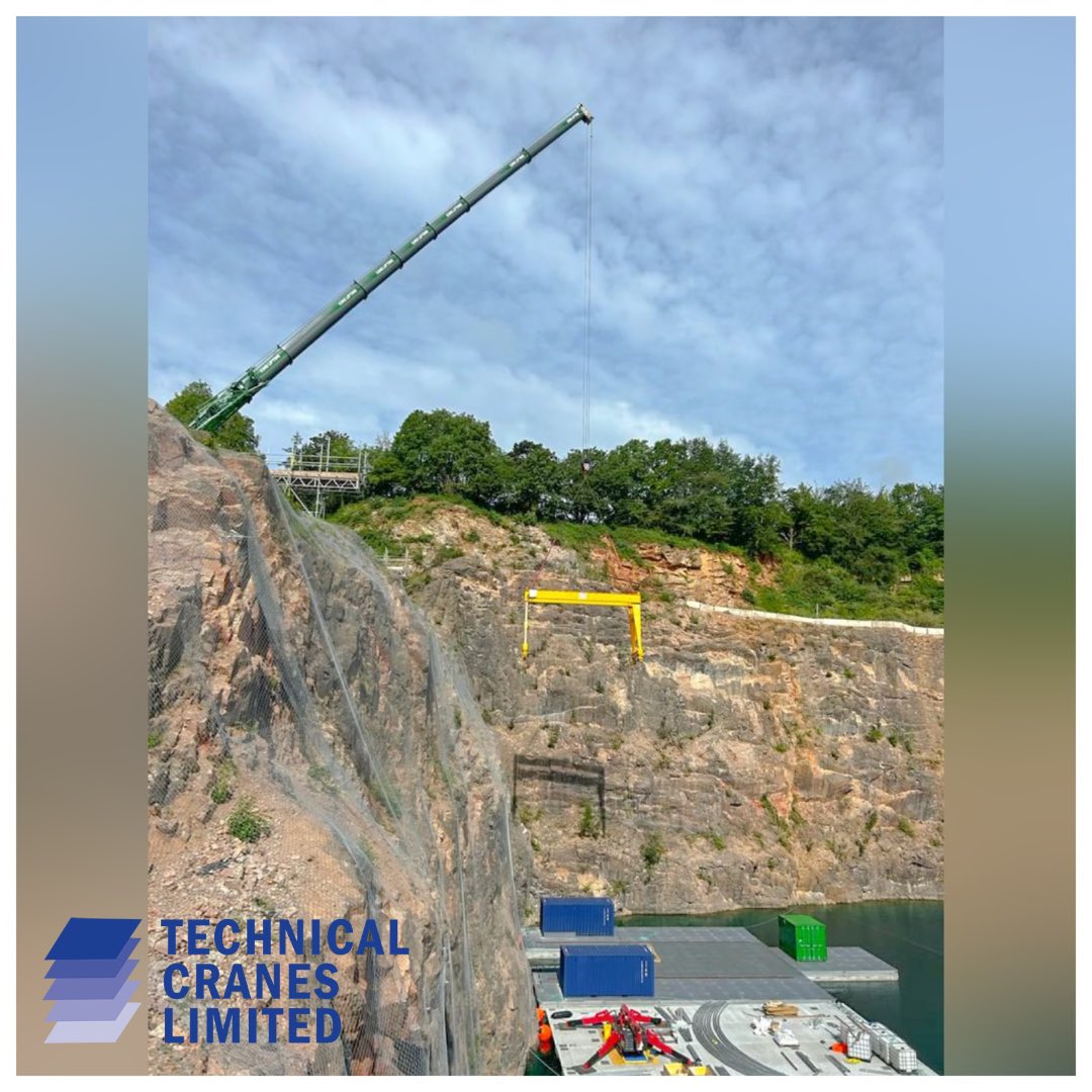TechnicalCranes's tweet photo. One of our recent manufacture and installations.

The installation of a 15 Tonne SWL Goliath crane onto a floating pontoon, for handling marine equipment

#crane #ukmfg #Engineering #liftingequipment #liftingsolutions #ukmanufacturing https://t.co/B6oIqZ1297