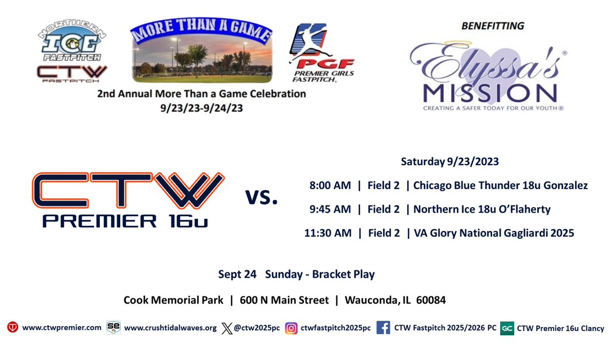 ctw2025pc's tweet photo. Come watch some great softball and support a great cause! https://t.co/QEdw46S9e5