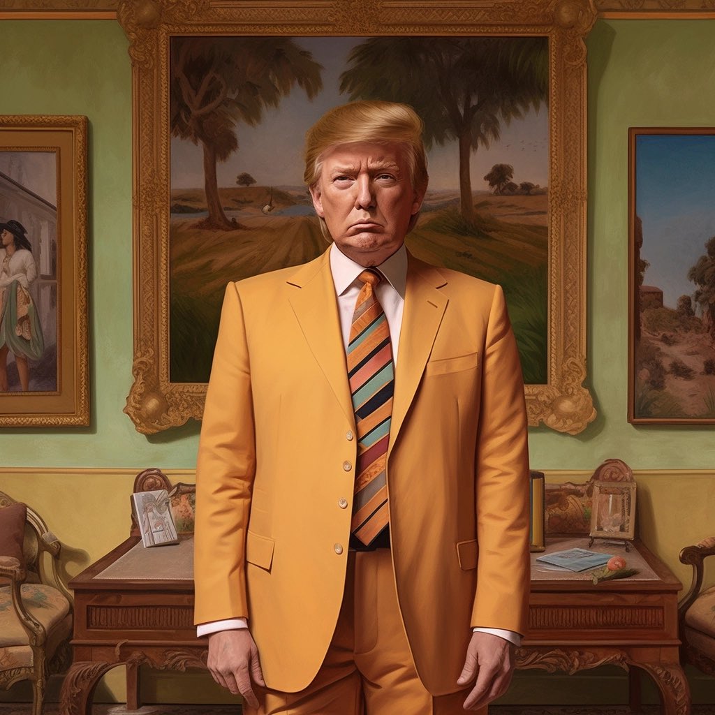 🍊🇺🇸  Love Wes Anderson 🇺🇸🍊

#Trump #MAGA #Republican #USA #America #Trump2024 #President #wesanderson #orange