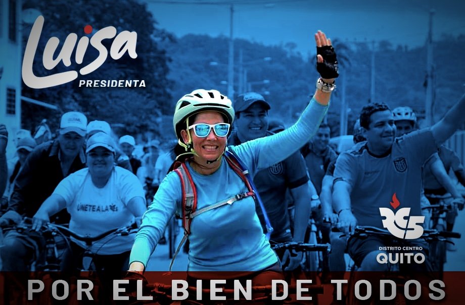 WagWagEC's tweet image. #LasMujeresAlPoder #PorElBienDeTodos #LuisaPresidenta @LuisaGonzalezEc @LuisaGonzalezPt