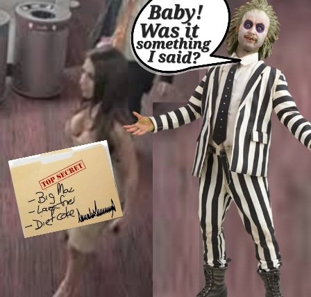 #LaurenBoebert #LaurenHoebert walks out on her date 'John' #Beetlejuice, #BeetlejuiceGropeFest. #BOBO to her friends is on a mission. Received #Trump, #TrumpArrest #TrumpMugShot order for a Big Mac on the back of a #classifieddocument from #CassidyHutchinson. Get a room you two!