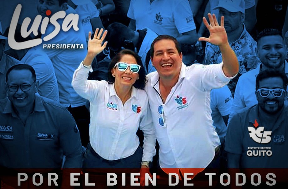 WagWagEC's tweet image. #LasMujeresAlPoder #PorElBienDeTodos #LuisaPresidenta @LuisaGonzalezEc @LuisaGonzalezPt