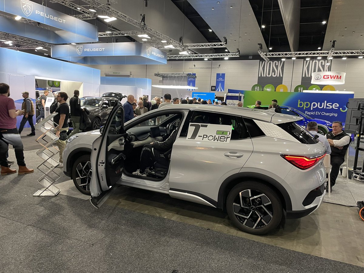 DamionSmy's tweet photo. At the Melbourne EV Show where there’s is surprising large crowd in attendance - great news, given the demise of motor shows in Australia more than a decade ago. #MEVS https://t.co/7FpKdTNDYf