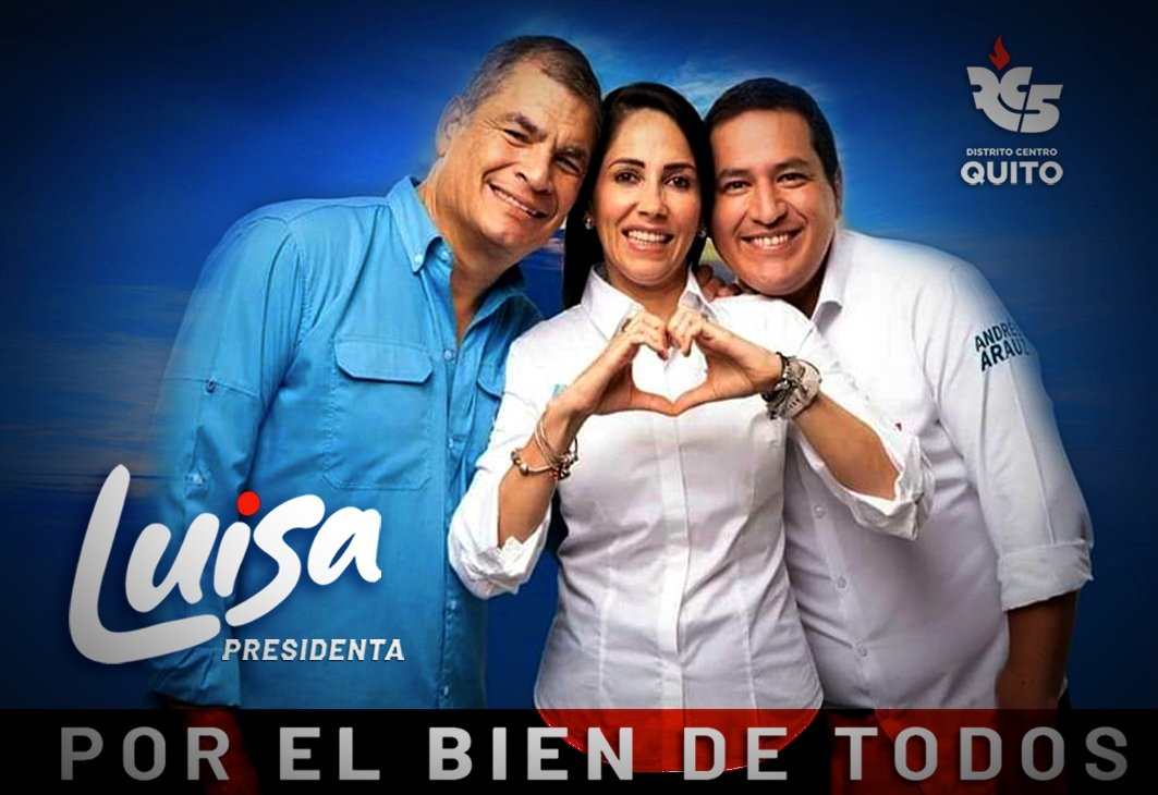 WagWagEC's tweet image. #LasMujeresAlPoder #PorElBienDeTodos #LuisaPresidenta @LuisaGonzalezEc @LuisaGonzalezPt