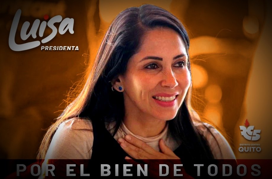 WagWagEC's tweet image. #LasMujeresAlPoder #PorElBienDeTodos #LuisaPresidenta @LuisaGonzalezEc @LuisaGonzalezPt
