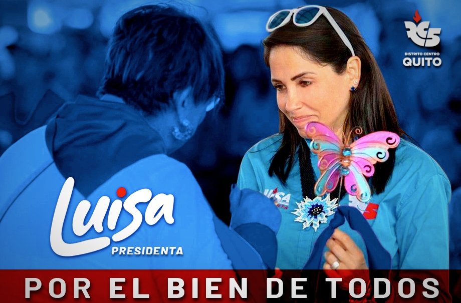 WagWagEC's tweet image. #LasMujeresAlPoder #PorElBienDeTodos #LuisaPresidenta @LuisaGonzalezEc @LuisaGonzalezPt