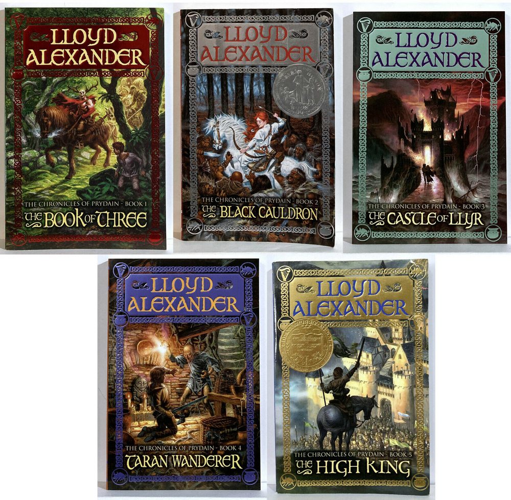 AlexDawnrider's tweet image. The Chronicles of Prydain were one of my favorite series as a kid. Who else read these? 
#chroniclesofprydain #favoritereads