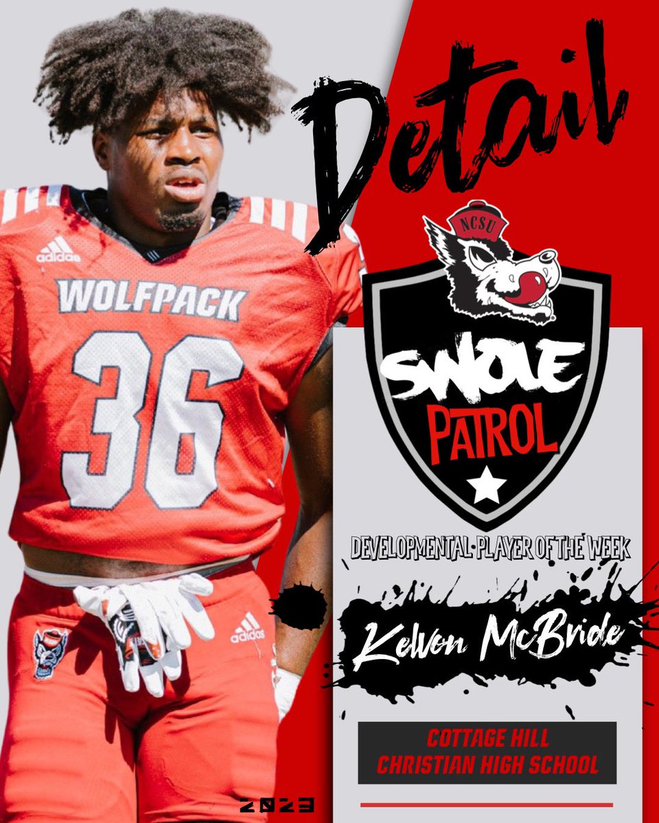 Dantonio Burnette (@coachthunder_45) on Twitter photo DETAIL is our word for the week & my staff & I are elated to announce <a href="/kelvonm3/">Kelvon McBride</a> as our Devel Player of the Week. This young man has been extremely detailed in his approach to developing. There is no doubt in my mind that he will be a future DAWG in Coach Gibson’s Defense.
#HTT DETAIL is our word for the week & my staff & I are elated to announce <a href="/kelvonm3/">Kelvon McBride</a> as our Devel Player of the Week. This young man has been extremely detailed in his approach to developing. There is no doubt in my mind that he will be a future DAWG in Coach Gibson’s Defense.
#HTT